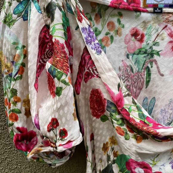 MUKZIN Floral Tiger Print Midi Dress - Picture 14 of 16